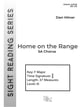 Home on the Range SA choral sheet music cover